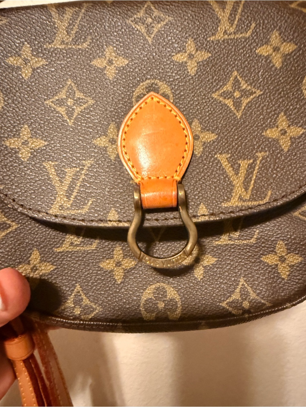 Vintage Louis Vuitton Monogram Louis Vuitton Saint Cloud Crossbody Bag PM 882VI - Picture 8 of 16